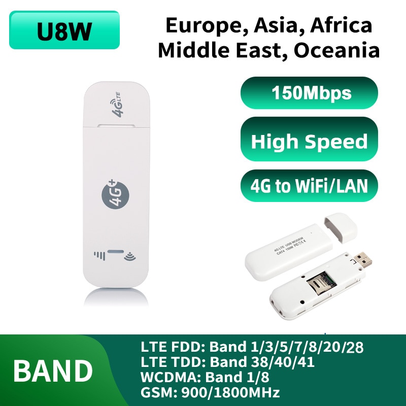 Siempreloca U8W 150Mbps USB 3G 4G Wifi   ..